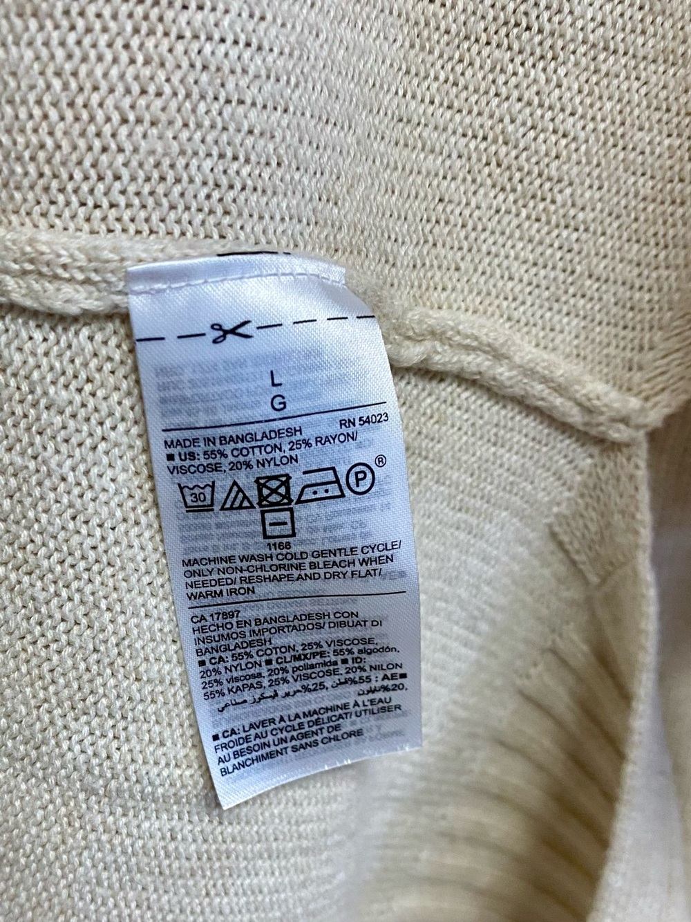 OLD NAVY CARDIGAN SWEATER - LARGE - Picture 7 of 7
